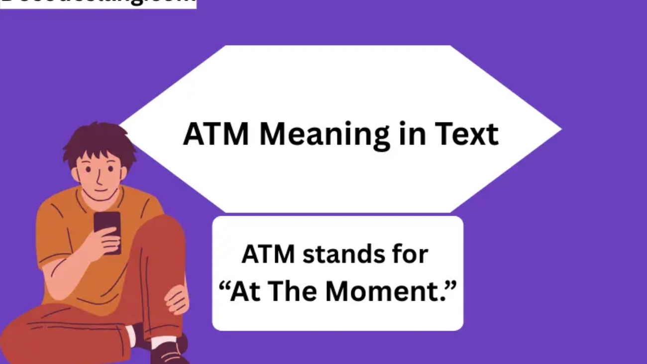 ATM Meaning in Text